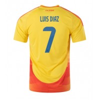 Kolumbija Luis Diaz #7 Domaci Dres Copa America 2024 Kratak Rukav